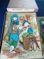 Multipuzzle Penelope 4 x 7 Geisslein mit Vorlage antik