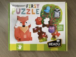 Jeu découverte Headu Mon Premier Puzzle Montessori La Forêt