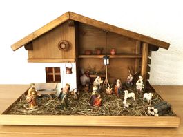 Weihnachtskrippe C handgefertigt neu 60% Rabatt