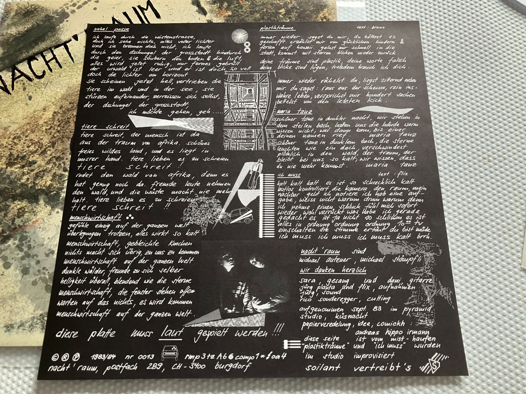 Dischi in vinile: Nacht' Raum – Usato da Aarwangen venduto da Jukebox3 3