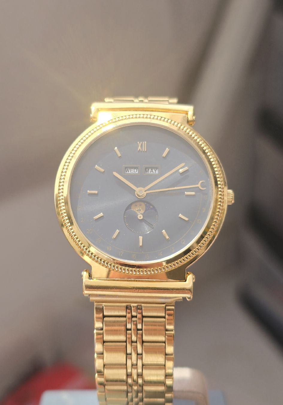 Bucherer Orologi: Bucherer Triple Calendar Moonphase Quartz 34,9mm – Difettoso da Minusio venduto da AGSuhren 6