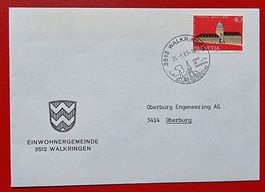 ORTSWERBESTEMPEL K-STEMPEL GEMEINDE WALKRINGEN OBERBURG 1983