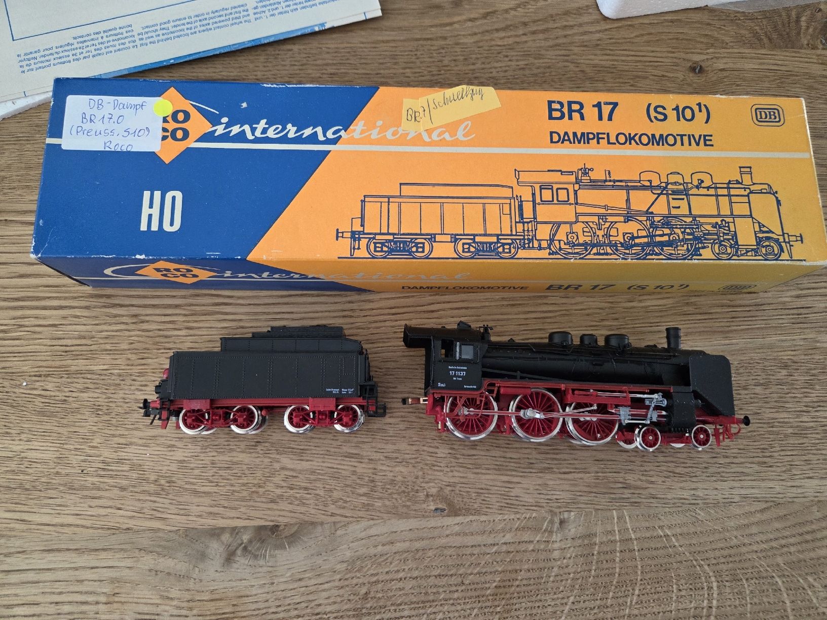 Roco Modellini di ferrovie: Roco 04115 A Dampflokomotive BR 17 – Usato da Berikon venduto da TopLok1 1