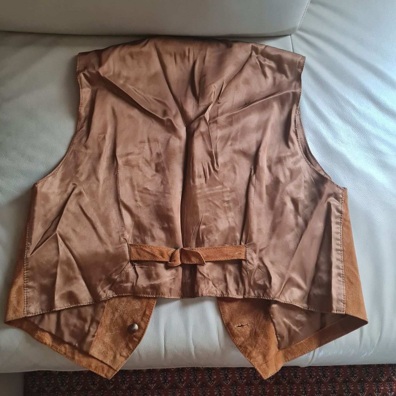 Gilet & Giacche: Lederweste in braun , Grösse L – Usato da Coeuve venduto da Nelly2 3