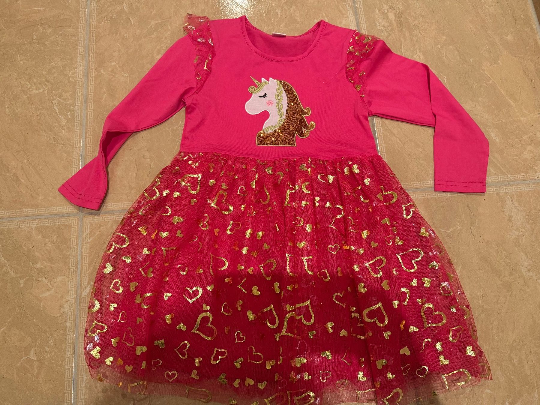 Vestiti & Gonne: neues Einhorn Kleid, 7J 122 – Nuovo (secondo la descrizione) da Klingnau venduto da Markus14