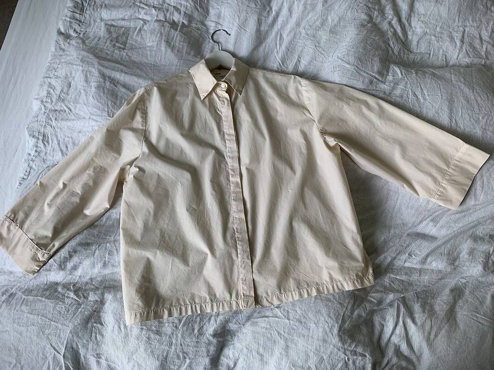 Cos Camicette: Bluse Hemdbluse Creme ähnlich wie COS Gr. 36 wie NEU – Nuovo (secondo la descrizione) da Edlibach venduto da second_hand 4