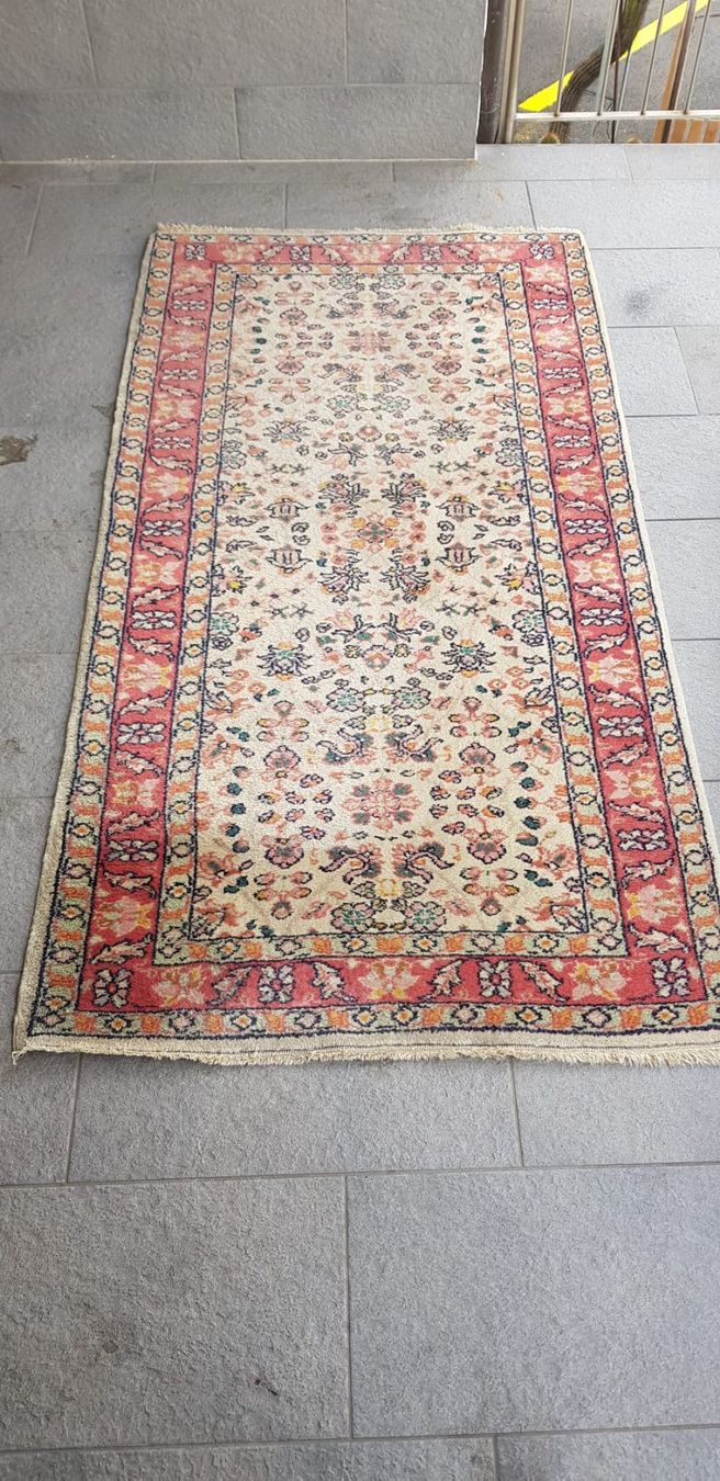 Tappeti: Bunter Teppich, Läufer – Usato da Flums venduto da Flumsantik
