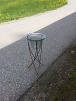 Blumenständer mit Glas-Schale