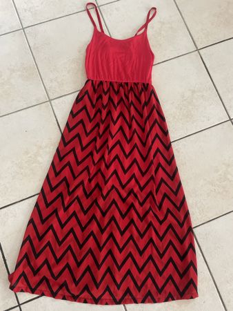 Süsses rotes Sommerkleid Gr.XS/S