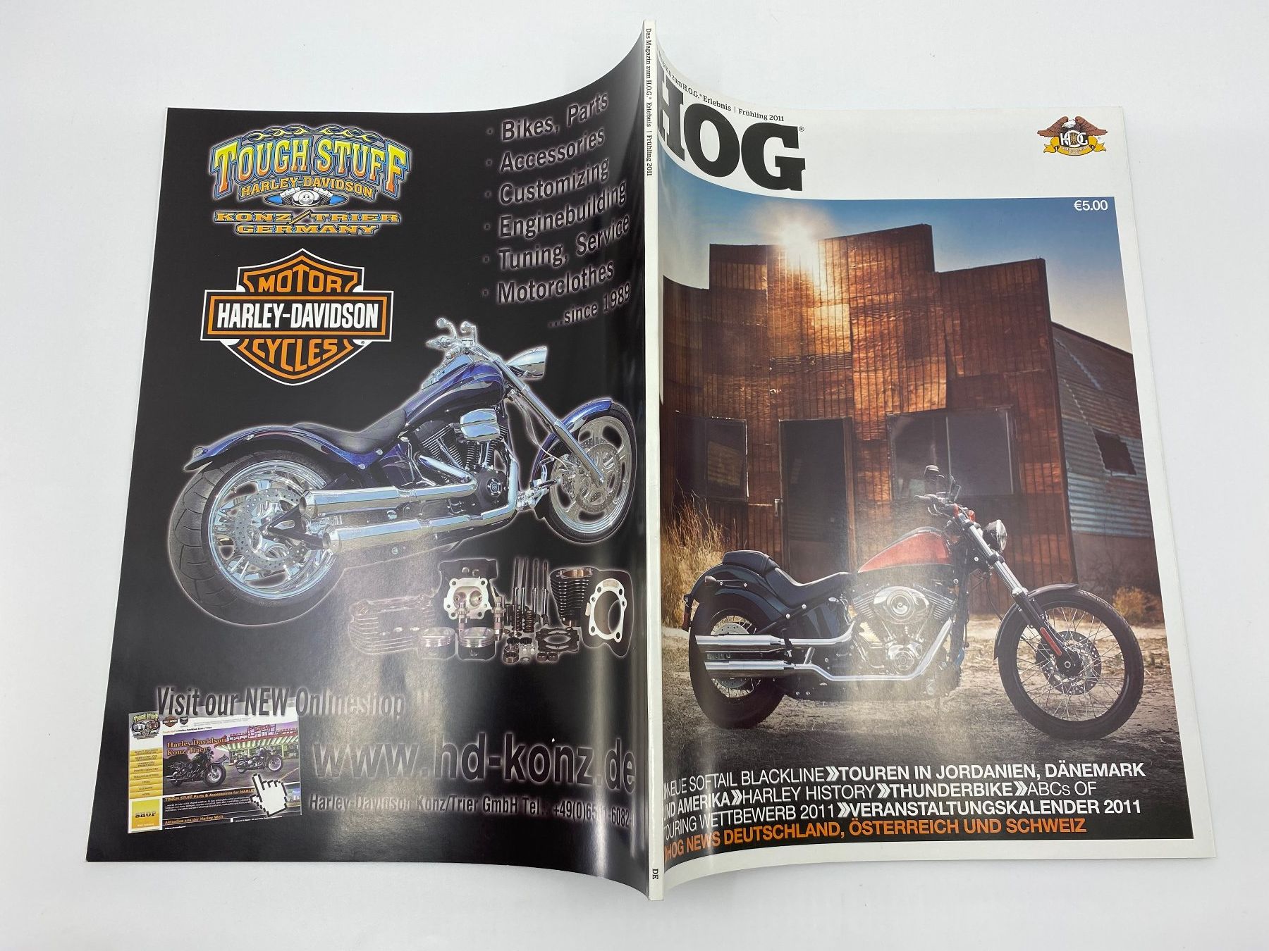 Riviste & Magazine: Harley Owners Group HOG Magazine 2011 – Usato da Langwiesen venduto da Restposten-24 2