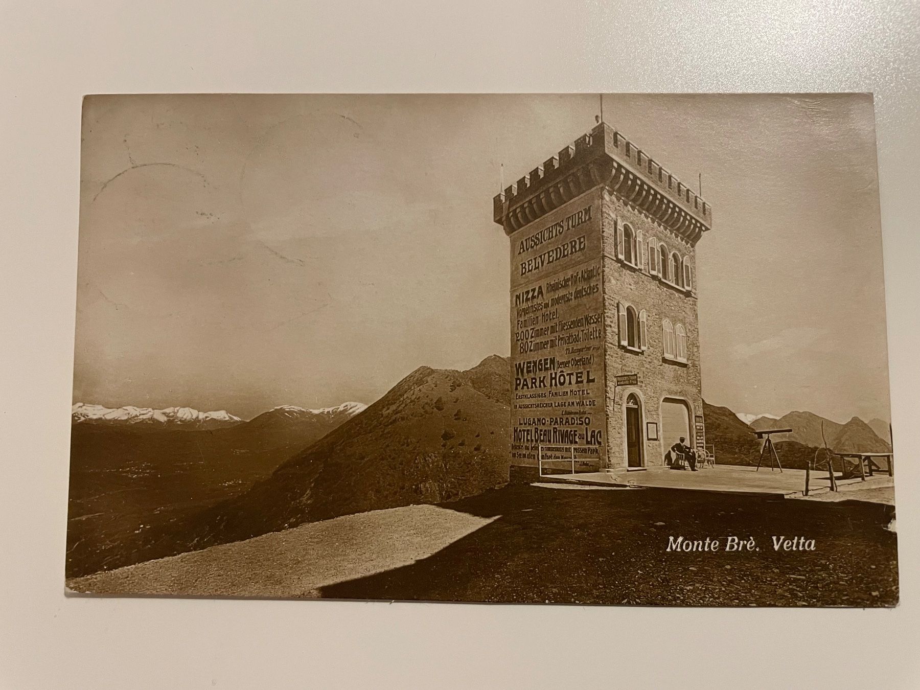 Cartoline postali: Monte Brè vetta, Lugano – Usato da Faido venduto da Luca555