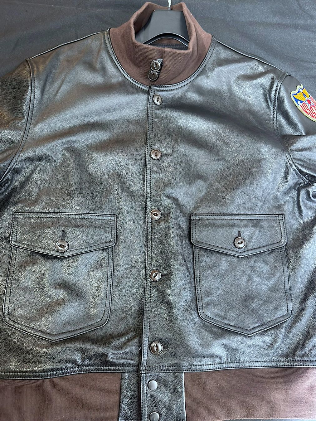 Giacche: USS TAF TYPE A-1 LEATHER FLIGHT JACKET SZ: XL – Usato da Cortaillod venduto da Stay_Alive_vintage 3