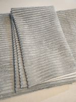 Breit-Cord Möbelstoff Meterware, Aschgrau, 1.42x3.00 m