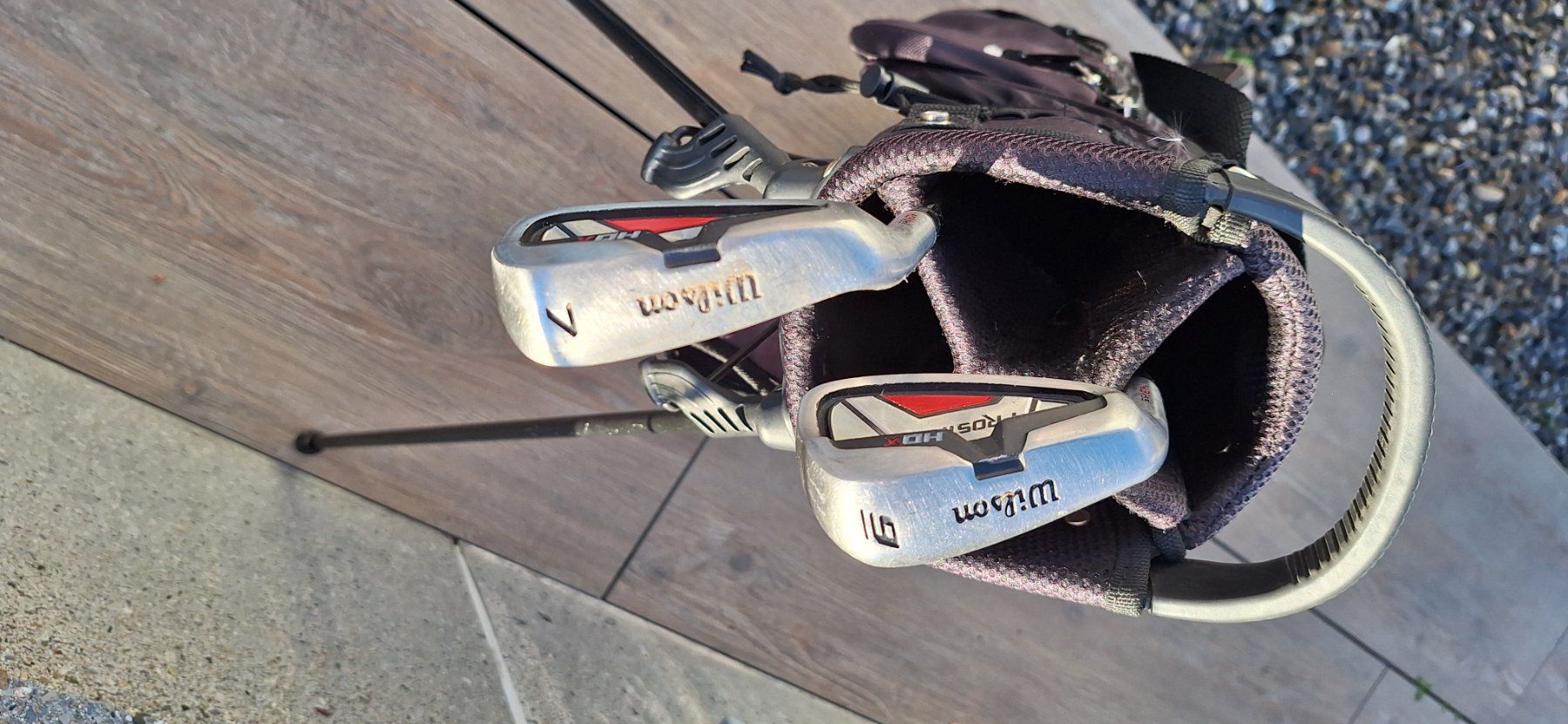Sacs: Golf bag mit 2 Schläger – D'occasion à Hergiswil NW par montana02 4