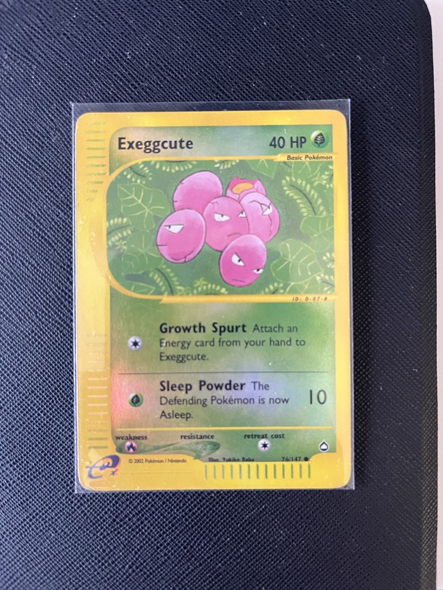 Pokémon Carte collezionabili: Exeggcute Aquapolis EN – Usato da Massagno venduto da Pkmn93
