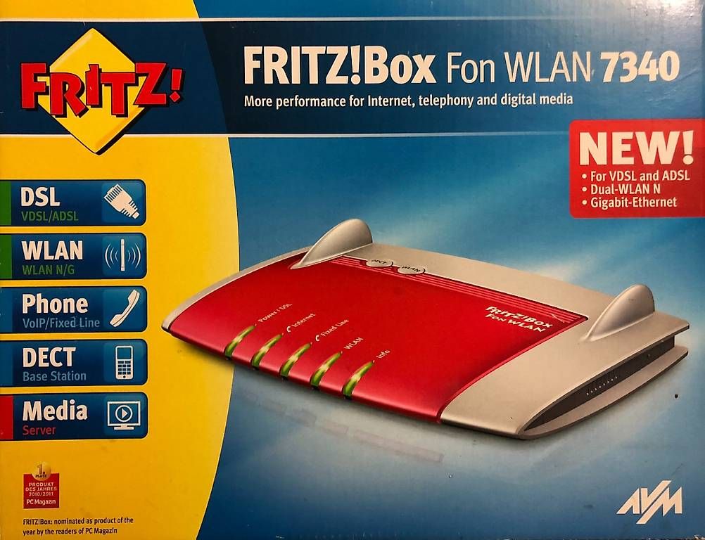 Modem & Router: AVM FritzBox WLAN 7340 – Usato da Claro venduto da Pugno67