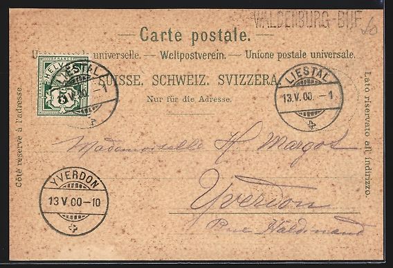 Cartoline postali: Litho Passwang, Wirtschaft zum Ober-Pass – Usato da Berlin venduto da bartko-reher 1