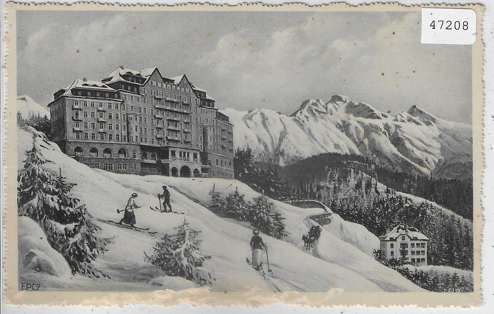 Cartoline postali: Carlton Hotel St. Moritz im Winter – Usato da Ettingen venduto da Kartenplanet