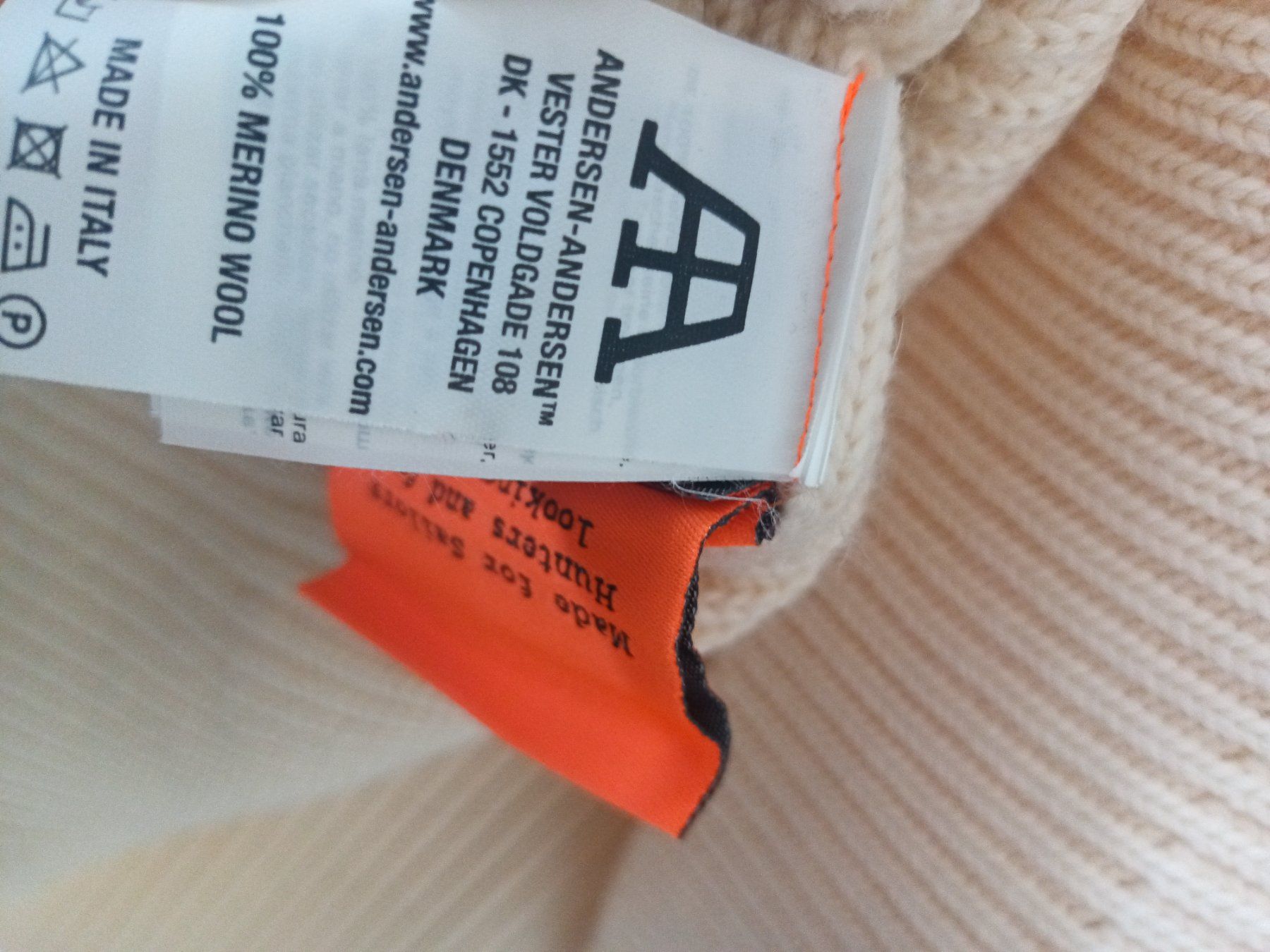 Pullover & Sweatshirts: Andersen-Andersen Rollkragenpullover Merino Wolle creme – Neu und originalverpackt aus Zürich von rah_nq2p 2