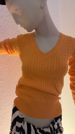 H&M Baumwoll-Pullover mit Zopfmuster 📍 **UNGETRAGEN**