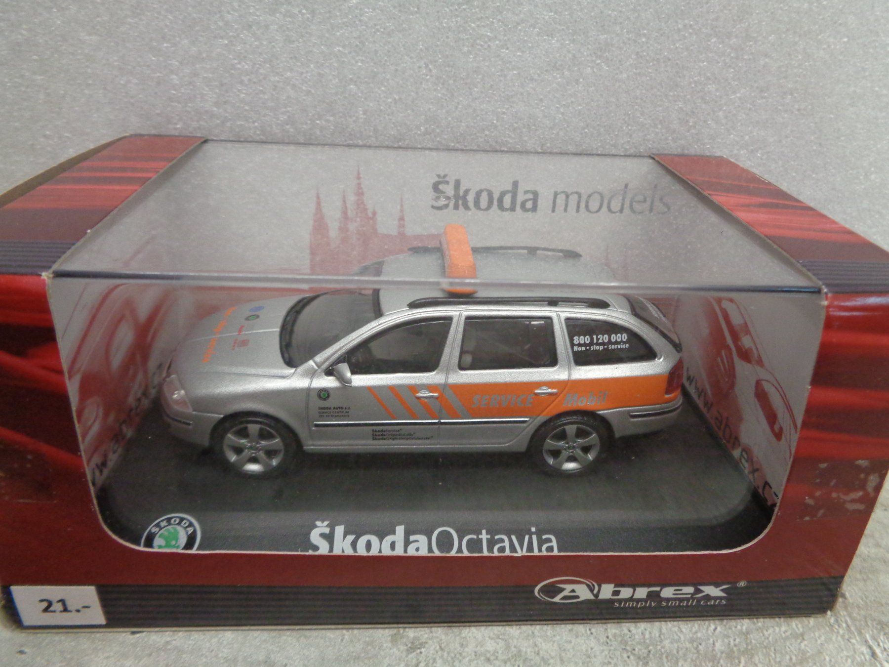 Skoda Modellini d'auto: Abrex 1:43 Skoda Octavia – Nuovo e nell'imballaggio originale da Reconvilier venduto da rallycar