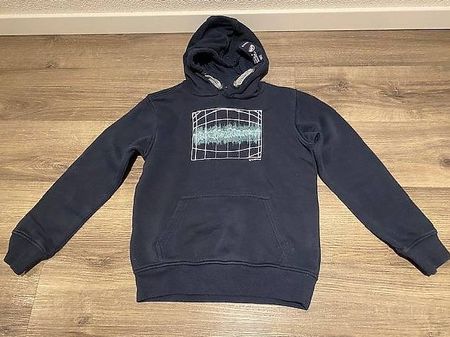 Kapuzenpullover Garcia dunkelblau mit Motiv Grösse 140/146