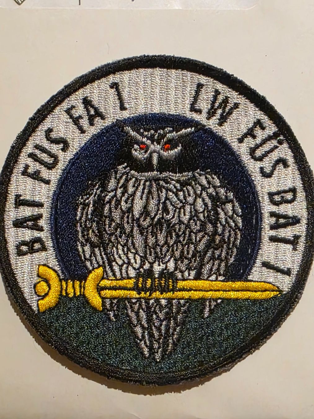 Schweizer Armee Placchette & Badge: Luftwaffe Abzeichen Badge Bat Fus FA 1 – Usato da Nyon venduto da freetoys08