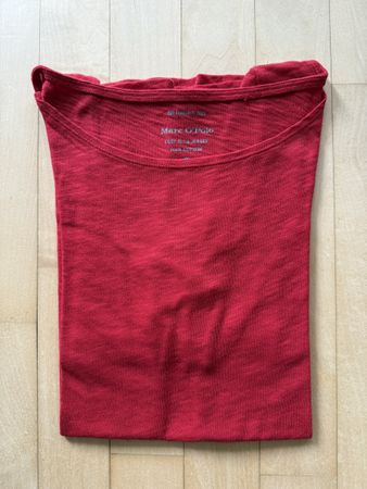 Marc O‘Polo T'Shirt Gr. M - Baumwolle in Rot