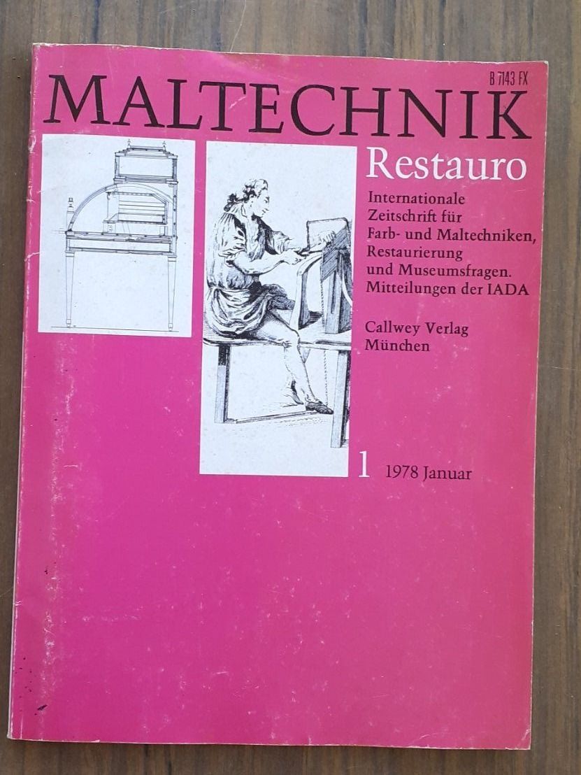Riviste & Magazine: Maltechnik Heft Restauro 1978 – Usato da Mörschwil venduto da lindaswunderkiste 1
