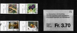 1986 Serie Pro Patria mit Ersttagsstempel