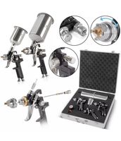 + STAHLWERK HVLP Lackierpistolen Set 21tlg Spritzpistole