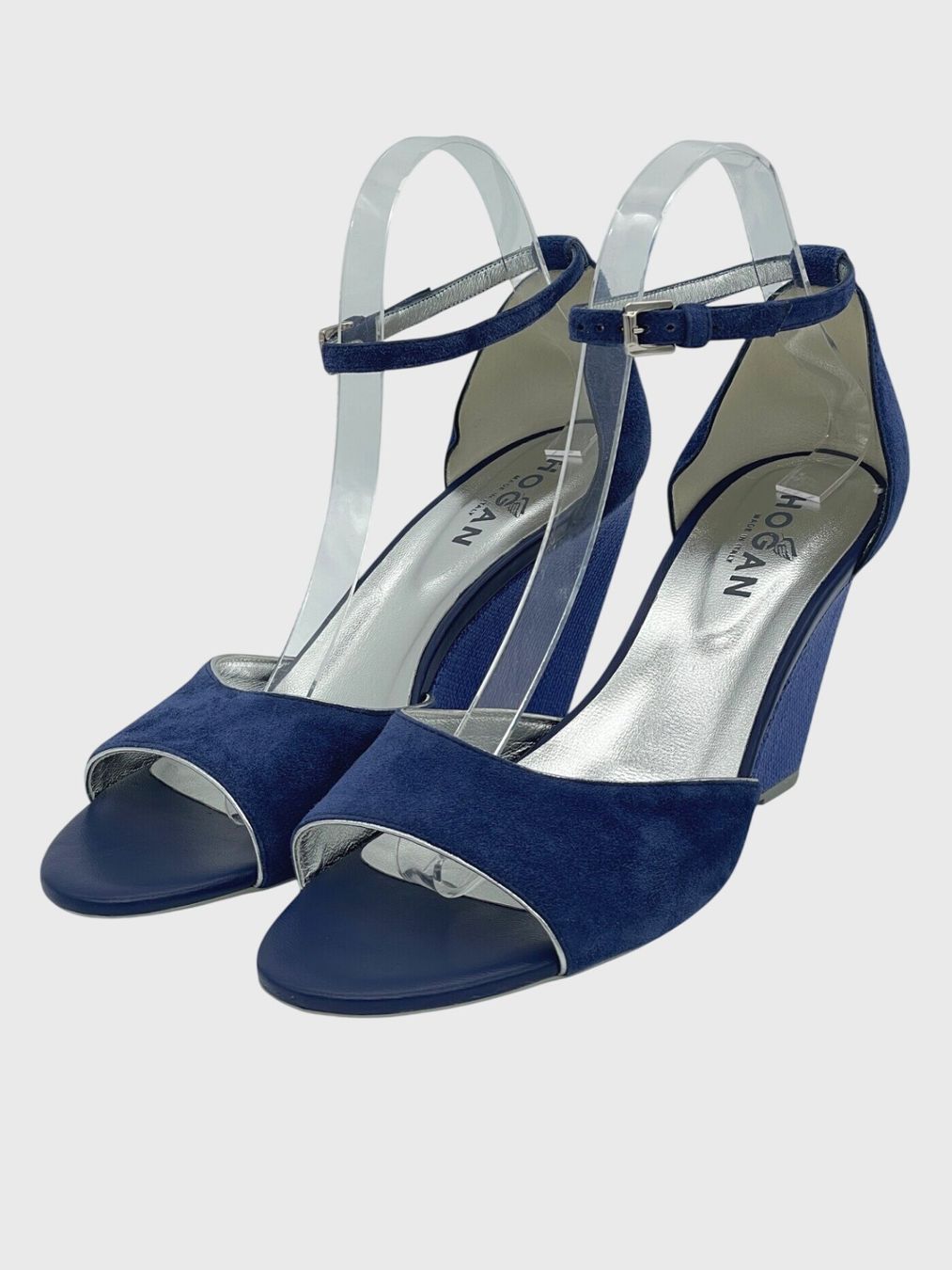 Hogan Scarpe da donna: Hogan PT3020 Sandale mit Absatz EU 39.5 Blau – Nuovo e nell'imballaggio originale da Zürich venduto da shoe_shop 2