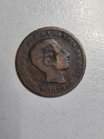 Münze 5 Centimos Spanien 1879 Alfonso XII