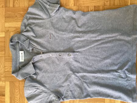 Damen Polo Lacoste Slim Fit grau Grösse 40 M gebraucht