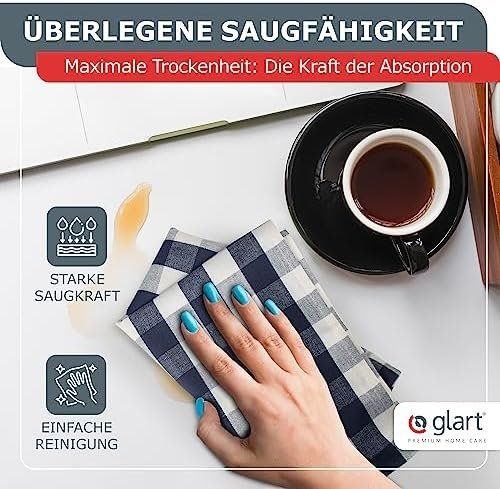 Strofinacci: 10er Set Geschirrtücher Küchentücher 50x70 cm – Nuovo e nell'imballaggio originale da Hundwil venduto da Stallone5 6
