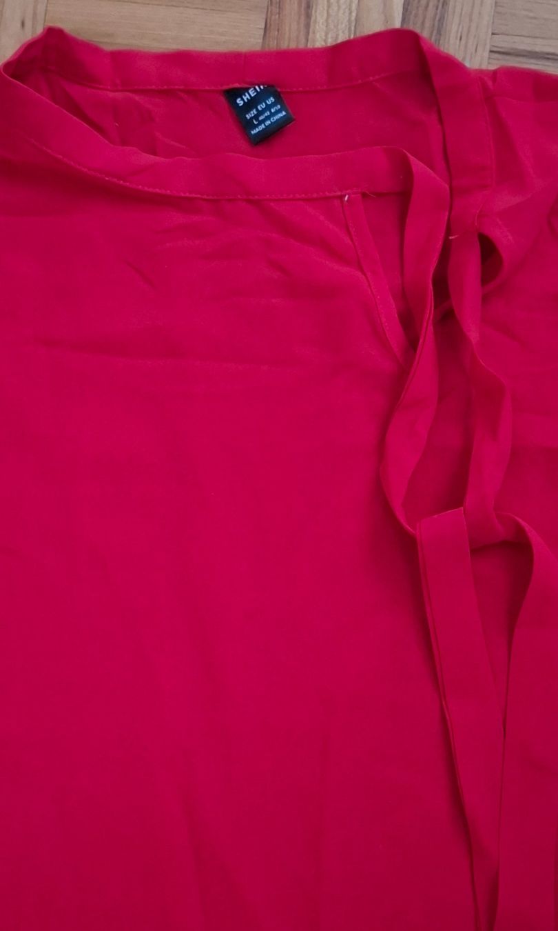 Shein Blusen: Blouse Shein rouge/Bluse Shein rot – Neu (gemäss Beschreibung) aus Moutier von antols2155 1