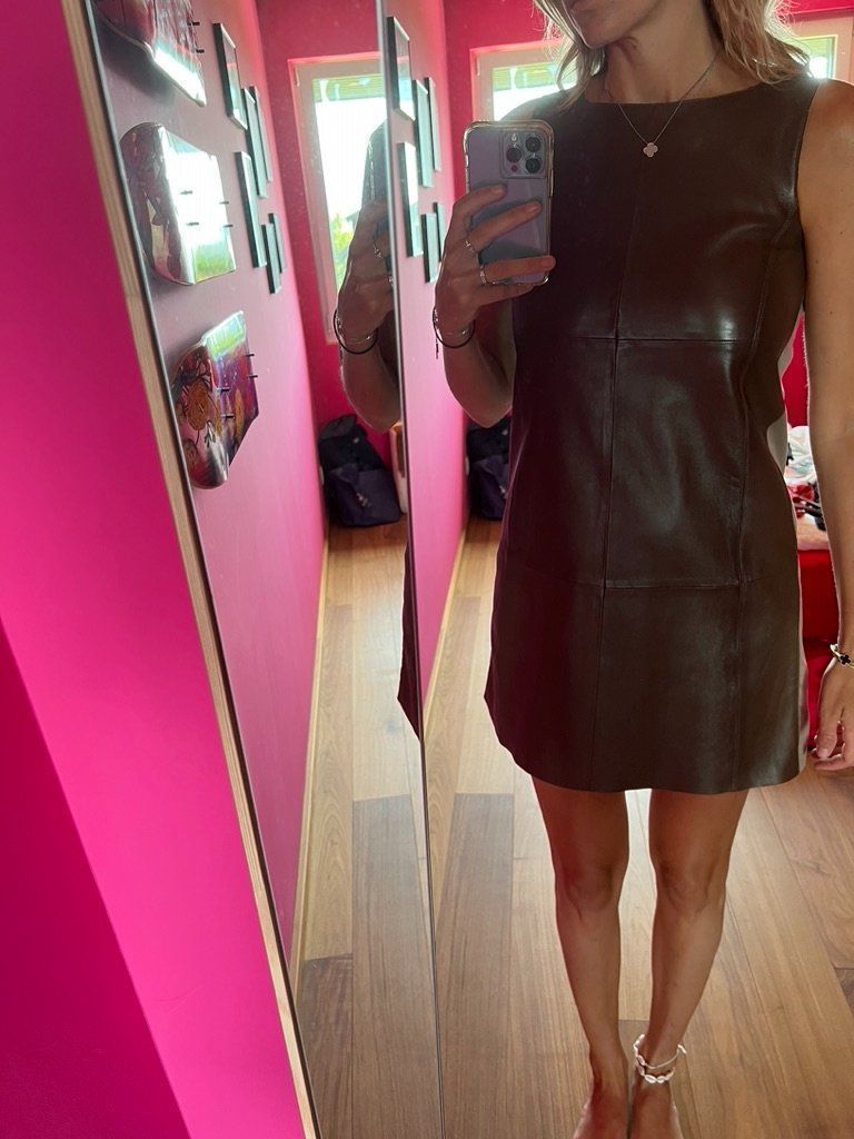 Max Mara Vestiti: Robe Max Mara en cuir - FR38 – Usato da St-Sulpice VD venduto da juhdu 3