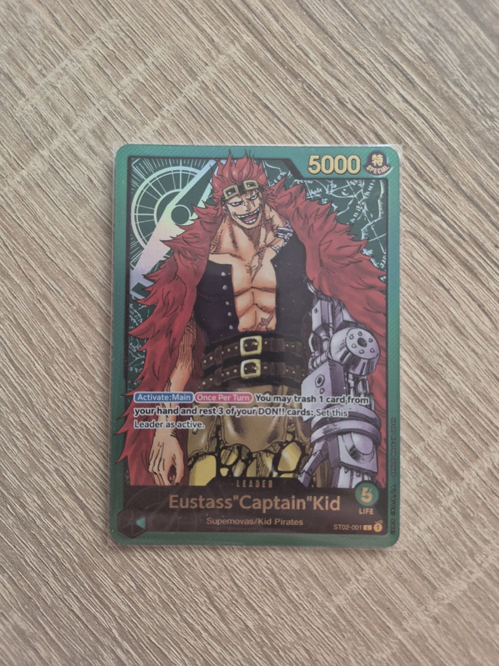 Bandai Sammelbilder & Trading cards: OPTCG Eustass Captain Kid Gold Leader ST02 – Neu (gemäss Beschreibung) aus Gümligen von euphmatthi