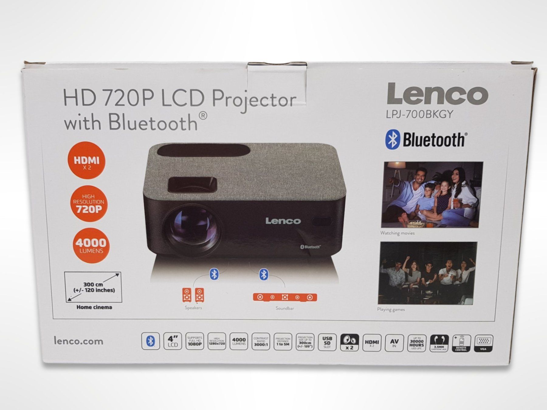 Lenco Videoprojektoren: LENCO HD 720P LCD Projector – Gebraucht aus Suhr von Restwert_Suhr 2