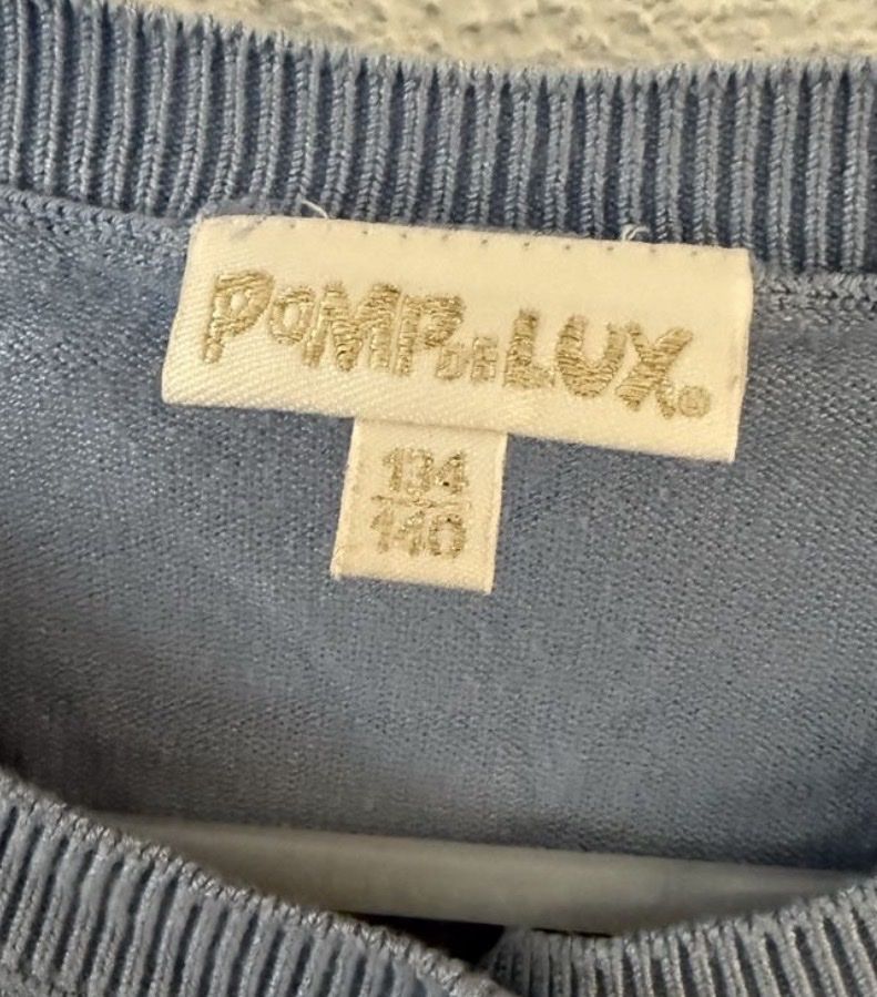Pomp de Lux Giacche & Cappotti: Pomp de Lux Strickjacke Grösse 134/140 Hellblau  – Nuovo (secondo la descrizione) da Freidorf TG venduto da nad_fxh7 1