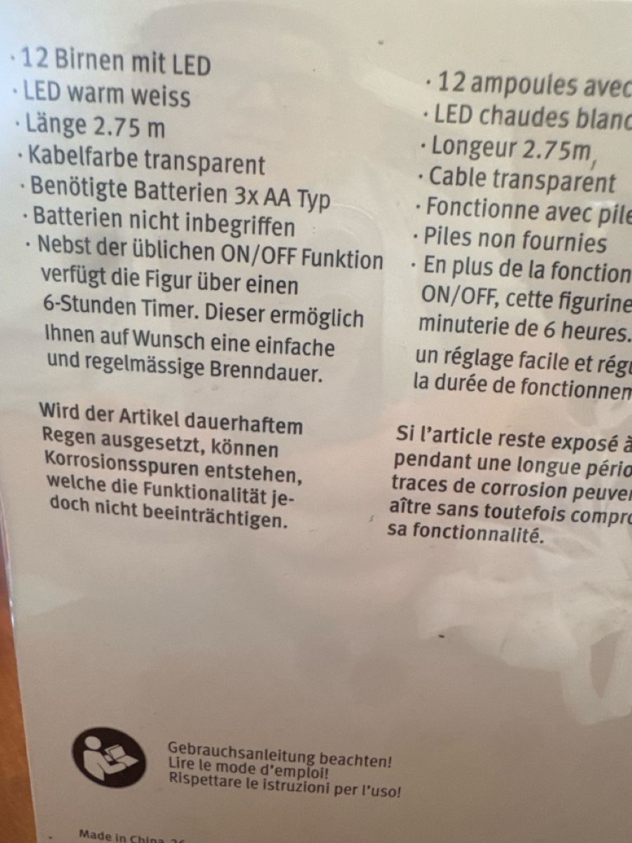 Migros Lichterketten & Leisten: Partylicht – Neu (gemäss Beschreibung) aus Birmensdorf ZH von minus50 1