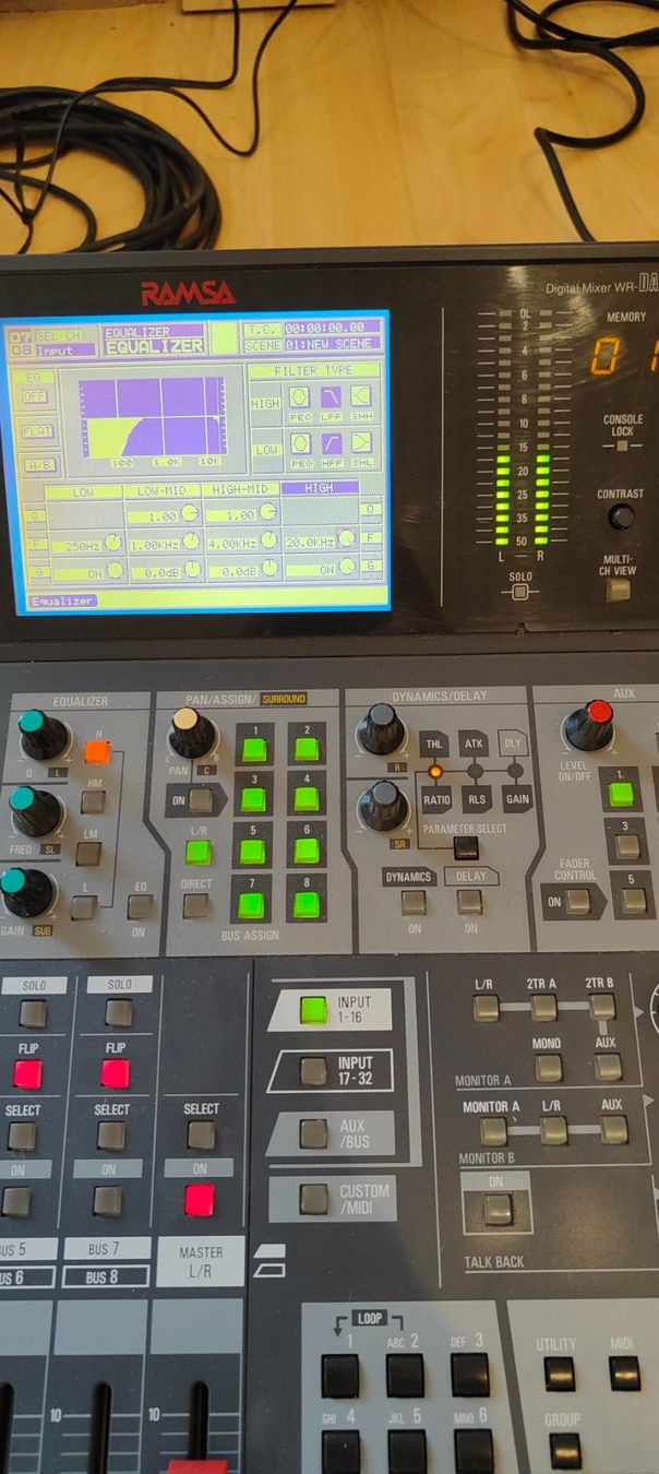 Console di mixaggio: Panasonic WR-DA/7G Digitales Mischpult – Usato da Zürich venduto da Paradiesli_ 2