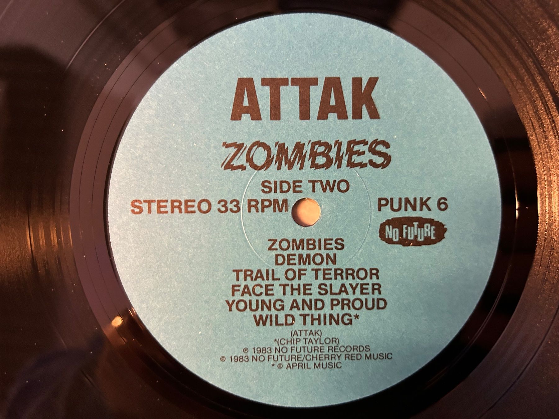 Dischi in vinile: Attak - Zombies  - Seltenes Vinyl – Usato da Aesch BL venduto da BlueMusicRecords 3