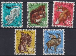 59x) Pro Juventute Satz 1966, ET Vollstempel