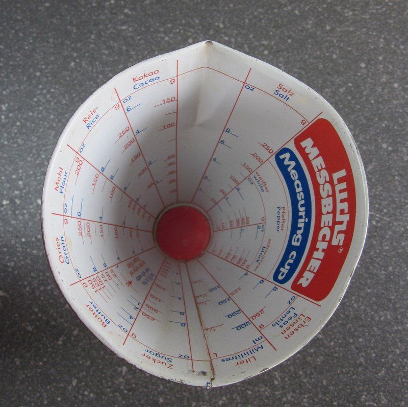 Misurare: Mid Century LUCHS Messbecher, Measuring cup 50/60er – Usato da Bischofszell venduto da raika 3