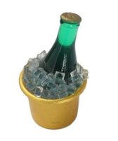 Miniatur Flasche im Eiskübel