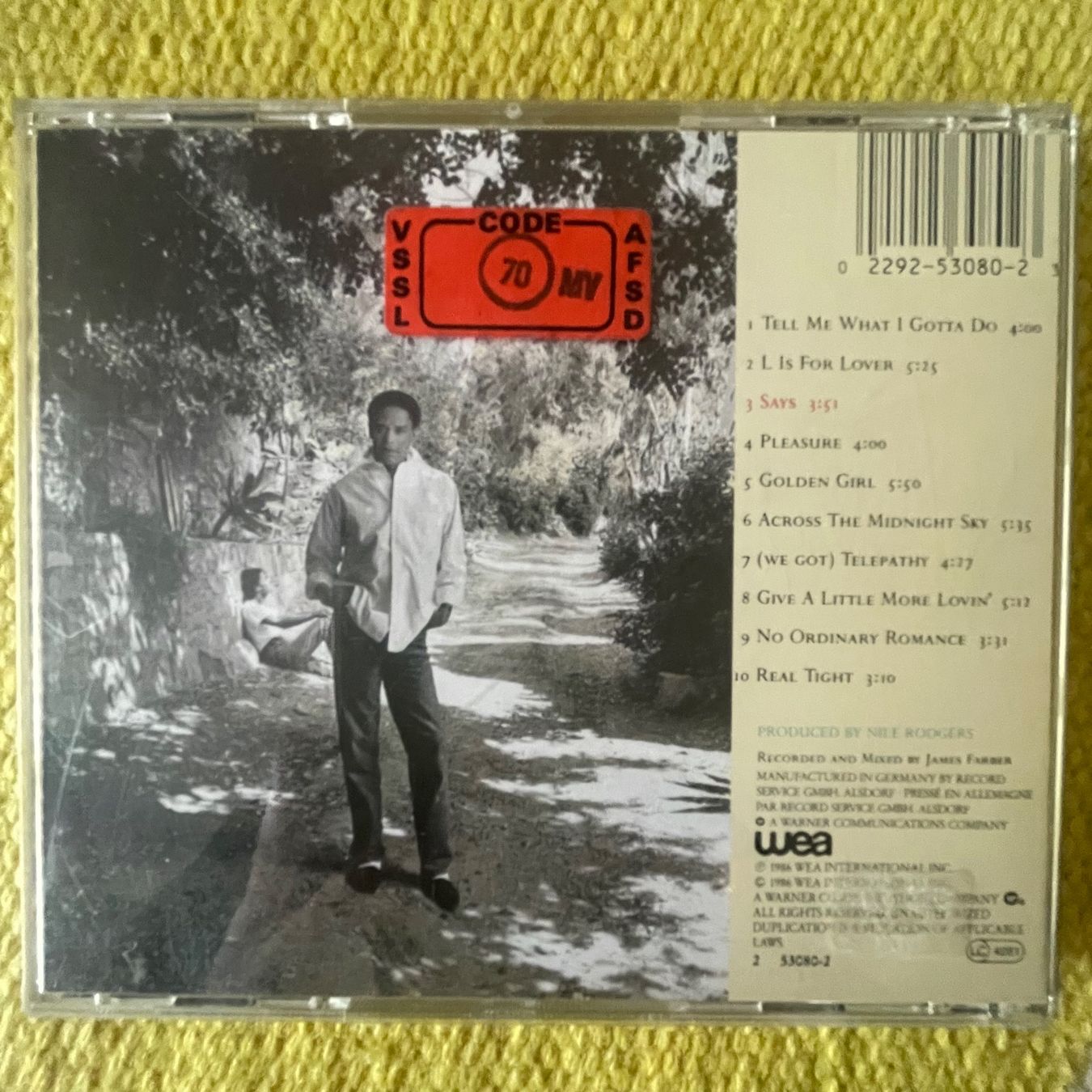 CD: AL JARREAU-IS FOR LOVER86 – Usato da Rorschacherberg venduto da CD-Roli 1