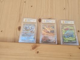 Pokémon Trio: Turtok, Glurak & Bisaflor ex – 151 Chinesisch 