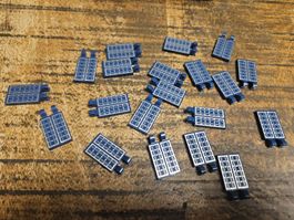 lego 30350bpb105 lot de 20 pièces Dark Blue Tile, Modified