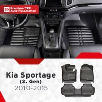 5D Premium Auto Fussmatten Kia Sportage (3.Gen)  2010-2015